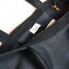 sac cabas en velours cote bleu marine fait à la main en france